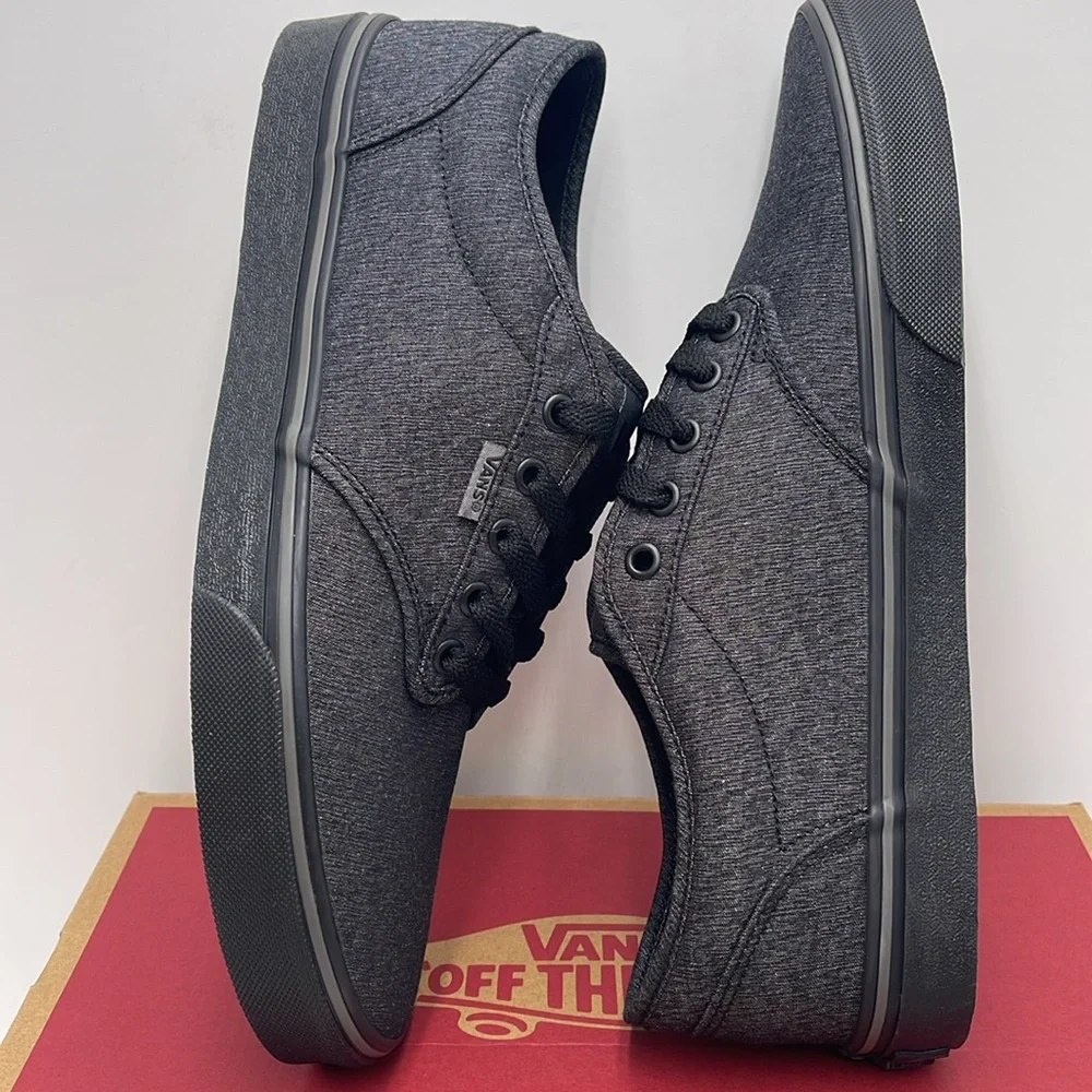 Vans Women’s Atwood (Varsity Textile) Black/Pewter VN0A45J9VEJ Sneakers